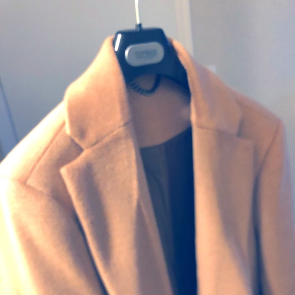 topman camel overcoat